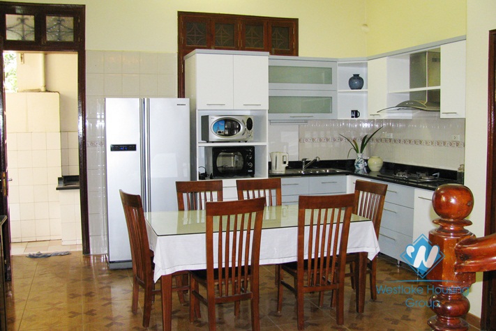 A private 4 bedroom house for rent in Ba Dinh District
